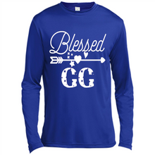 Load image into Gallery viewer, Blessed GG Christmas Mother’s Day Birthday Grandma - Canvas Long Sleeve T-Shirt