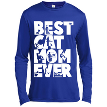 Load image into Gallery viewer, BEST CAT MOM EVER A LIFE WITH CATS - Canvas Long Sleeve T-Shirt