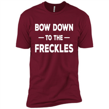 Load image into Gallery viewer, Bow Down to the Freckles Ginger Pride Mother’s Day - Premium Short Sleeve T-Shirt