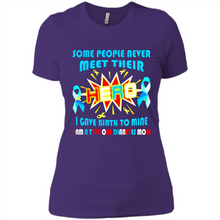 Load image into Gallery viewer, Diabetes Mom -Hero - Ladies' Boyfriend T-Shirt