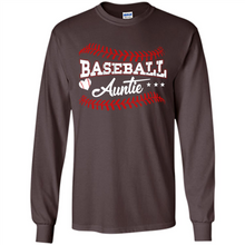 Load image into Gallery viewer, Baseball Auntie Softball Auntie Funny Gift For Mother’s Day - Long Sleeve T-Shirt