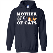 Load image into Gallery viewer, Cats T Shirt Hoodie Mother of Cats Mother’s Day1 - Hoodie