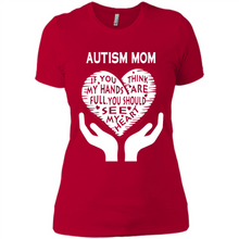 Load image into Gallery viewer, AUTISM MOM Mother’s Day - Ladies' Boyfriend T-Shirt