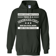 Load image into Gallery viewer, Behind Every Baseball Player, There Is A Baseball Mom. Who Has S Mother’s Day - Hoodie
