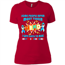 Load image into Gallery viewer, Diabetes Mom -Hero - Ladies' Boyfriend T-Shirt