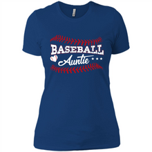 Load image into Gallery viewer, Baseball Auntie Softball Auntie Funny Gift For Mother’s Day - Ladies' Boyfriend T-Shirt