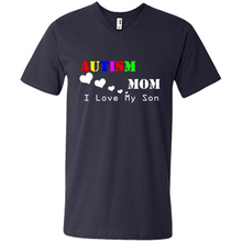 Load image into Gallery viewer, Autism mon t shirt Mothers Day - Men's V-Neck