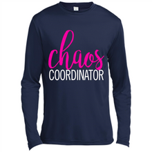 Load image into Gallery viewer, Chaos Coordinator mom is boss Mothers Day - Canvas Long Sleeve T-Shirt