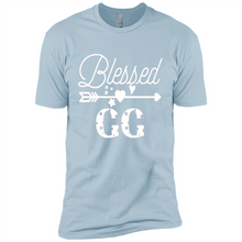 Load image into Gallery viewer, Blessed GG Christmas Mother’s Day Birthday Grandma - Premium Short Sleeve T-Shirt