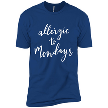 Load image into Gallery viewer, Allergic To Mondays T-Shirt Funny Women’s Mom Mama Mother - Premium Short Sleeve T-Shirt