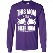 Load image into Gallery viewer, BIKER MOM Mother’s Day - Long Sleeve T-Shirt
