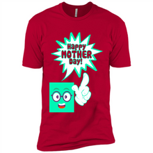 Load image into Gallery viewer, Cute Emoji With Heart Balloon Happy Mother Day - Premium Short Sleeve T-Shirt