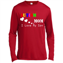 Load image into Gallery viewer, Autism mon t shirt Mothers Day - Canvas Long Sleeve T-Shirt