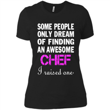 Load image into Gallery viewer, CHEF’S MOM Mother’s Day Gift ideas Funny - Ladies' Boyfriend T-Shirt