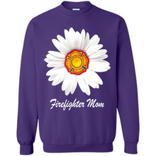 Load image into Gallery viewer, Daisy Firefighter Mom Funny Firefighter Gift Women Sweatshirt On Mother’s Day, Birthday - Sweatshirt