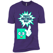 Load image into Gallery viewer, Cute Emoji With Heart Balloon Happy Mother Day - Premium Short Sleeve T-Shirt