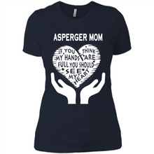 Load image into Gallery viewer, Asperger Mom Mother’s Day - Ladies' Boyfriend T-Shirt