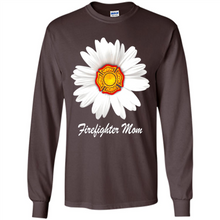 Load image into Gallery viewer, Daisy Firefighter Mom Funny Firefighter Gift Women Sweatshirt On Mother’s Day, Birthday - Long Sleeve T-Shirt