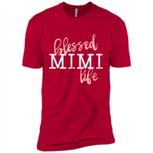 Load image into Gallery viewer, Blessed Mimi Life Shirt Gift for Grandma Mother’s Day - Premium Short Sleeve T-Shirt