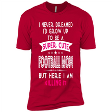 Load image into Gallery viewer, A Super cute Football Mom Mother’s Day Gift ideas Funny - Premium Short Sleeve T-Shirt
