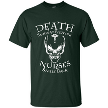Load image into Gallery viewer, Death Smiles At Everyone Nurses Smile Back Shirt Mothers Day - Shirt