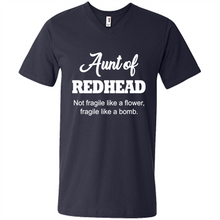 Load image into Gallery viewer, Aunt Of Redhead Definition Funny For Aunt On mother’s day - Men's V-Neck