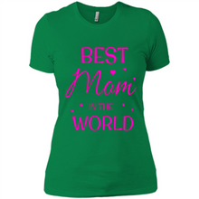 Load image into Gallery viewer, Best Mom in the World Mother’s Day - Ladies' Boyfriend T-Shirt