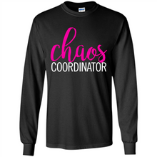 Load image into Gallery viewer, Chaos Coordinator mom is boss Mothers Day - Long Sleeve T-Shirt