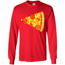 Load image into Gallery viewer, Dad Son Pizza Piece Funny Matching Family Shirt Mother Day - Long Sleeve T-Shirt