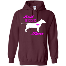Load image into Gallery viewer, Bull Terrier Mom – Cute Mother’s Day T-Shirt For Dog Lovers - Hoodie