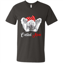 Load image into Gallery viewer, Chinese Crested Mom Tshirt, Birthday Gift, Mother Day Outfit - Men's V-Neck