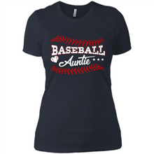 Load image into Gallery viewer, Baseball Auntie Softball Auntie Funny Gift For Mother’s Day - Ladies' Boyfriend T-Shirt