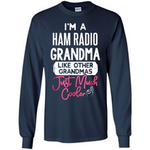 Load image into Gallery viewer, Cool Mothers Day T-Shirt Ham Radio Grandma - Long Sleeve T-Shirt