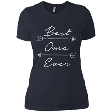 Load image into Gallery viewer, Best Oma Ever Shirt Tribal Arrows Mother’s Day - Ladies' Boyfriend T-Shirt