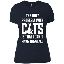 Load image into Gallery viewer, Cats T Shirt Hoodie Cats…I can’t have them all Mother’s Day - Ladies' Boyfriend T-Shirt