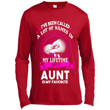 Load image into Gallery viewer, Aunt Is My Favorite Name Sweatshirt Mother’s Day Best Gift - Canvas Long Sleeve T-Shirt