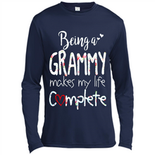 Load image into Gallery viewer, Being A Grandmy Makes My Life Complete – Memorable Mother’s Day Gift For Grandmother - Canvas Long Sleeve T-Shirt
