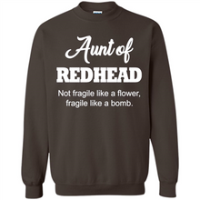Load image into Gallery viewer, Aunt Of Redhead Definition Funny For Aunt On mother’s day - Sweatshirt
