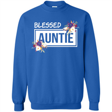 Load image into Gallery viewer, Blessed Auntie Funny Mother’s Day - Sweatshirt