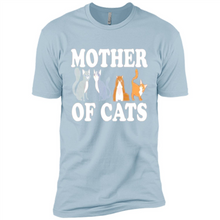 Load image into Gallery viewer, Cats T Shirt Hoodie Mother of Cats Mother’s Day1 - Premium Short Sleeve T-Shirt