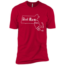 Load image into Gallery viewer, Best Mom Ever Shirt Massachusetts Mothers Day - Premium Short Sleeve T-Shirt