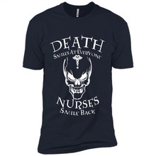 Load image into Gallery viewer, Death Smiles At Everyone Nurses Smile Back Shirt Mothers Day - Premium Short Sleeve T-Shirt
