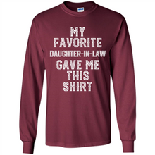 Load image into Gallery viewer, Father Mother in Law Funny Mother's Father's day - Long Sleeve T-Shirt