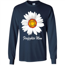 Load image into Gallery viewer, Daisy Firefighter Mom Funny Firefighter Gift Women Sweatshirt On Mother’s Day, Birthday - Long Sleeve T-Shirt