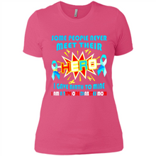 Load image into Gallery viewer, Diabetes Mom -Hero - Ladies' Boyfriend T-Shirt