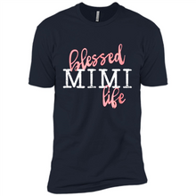 Load image into Gallery viewer, Blessed Mimi Life Shirt Gift for Grandma Mother’s Day - Premium Short Sleeve T-Shirt