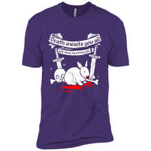 Load image into Gallery viewer, Death Awaits You All With Big Pointy Teeth - Premium Short Sleeve T-Shirt