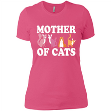 Load image into Gallery viewer, Cats T Shirt Hoodie Mother of Cats Mother’s Day1 - Ladies' Boyfriend T-Shirt