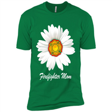 Load image into Gallery viewer, Daisy Firefighter Mom Funny Firefighter Gift Women Sweatshirt On Mother’s Day, Birthday - Premium Short Sleeve T-Shirt