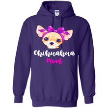 Load image into Gallery viewer, Chihuahua Mom With Purple Hairpin Funny mother’s day Gift For Dog Lovers - Hoodie